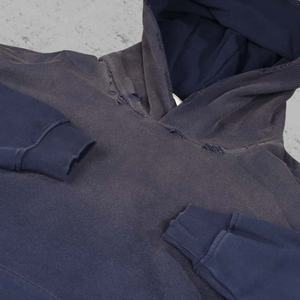 Sudadera con Capucha Deportiva Transpirable de Felpa Francesa 100% Algodón para Hombre, Personalizada al por Mayor, Ajuste Holgado Lavado - Product Image 6