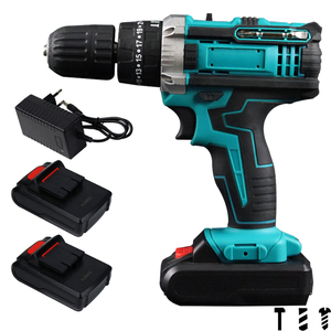 Taladros eléctricos de batería inalámbrica de alta resistencia F, kit combinado total, taladro manual eléctrico sin escobillas portátil, juego de herramientas - Product Image 5