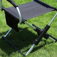Chaise de Réalisateur Pliante en Alliage d'Aluminium, Siège Portable pour Camping et Pêche en Extérieur, Tissu Oxford, Design Luxe