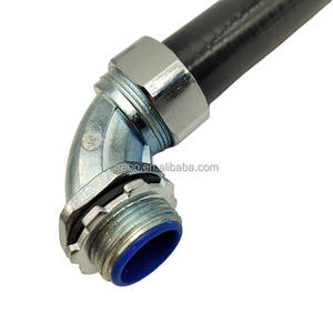 90 מעלות חשמל כבל מתכת גמיש צינור מתאים סגסוגת אבץ המרפק - Product Image 2