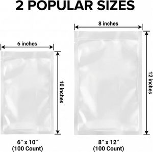 Bolsas de Vacío para Alimentos Sous Vide de Buena Calidad, Libres de BPA, Bolsas de Almacenamiento al Vacío - Product Image 2