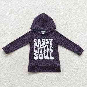 Preordina la <span class=keywords><strong>felpa</strong></span> con cappuccio Yawoo GT0202 per bambine con stampa leopardata Sassy Little Soul - Product Image 4