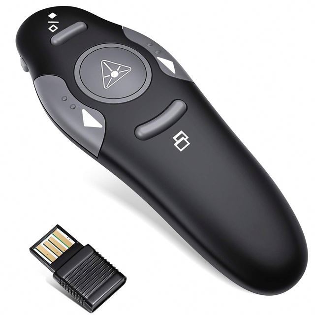 2.4 Ghz Wireless Presenter Pen with Red Laser Pointers USB Pen RF Remote Control Powerpoint PPT Presentation