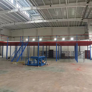 نظام رفوف تخزين صناعية للمستودعات من الشركة المصنعة، رفوف تخزين فولاذية، منصة ميزانين، نظام رفوف أرضية ميزانين - Product Image 2