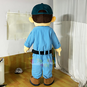 Disfraz de Mascota de Plomero Azul, el Más Vendido, <span class=keywords><strong>para</strong></span> Adultos Unisex, Traje de Personaje de Servicio, Logotipo Personalizado, Promoción de Negocios Locales - Product Image 6