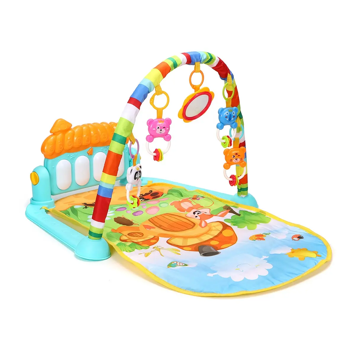 2019 Best and Cheap Newborn & Toddler Gym Piano Toys Baby Gym Play Mats neonati