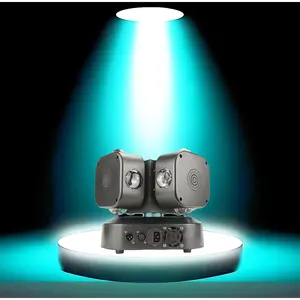 Hongrui Lampu Led Dj 16*10W 4 Dalam 1, Peralatan Dj Panel Bergerak Kepala Lampu Disko Lampu Sorot Pesta Pencahayaan Bola Disko untuk Klub