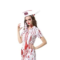 Accessoire de déguisement réaliste pour Halloween, mascarade, farces et effets d'horreur, avec effets de tête traversée par couteau, couteau, seringue, ciseaux, scie, pour décoration de fête et accessoire de tête