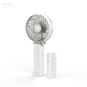 Mini ventilador de mano de mesa portátil USB con logotipo personalizado, superventas en Japón y Corea - Product Image 2