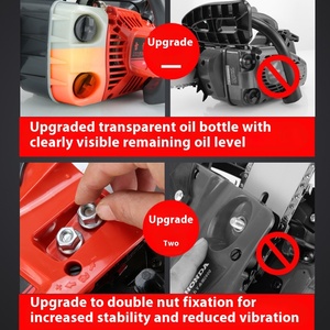 เลื่อยยนต์เบนซินพกพา Thunder 30CC 3600 รอบต่อนาที ขนาดเล็ก ใช้งานมือเดียว ขนาด 12 นิ้ว สำหรับงานสวน ตัดไม้ DIY งานอุตสาหกรรม OEM - Product Image 4