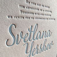 Juego de Invitaciones de Boda Elegantes en Papel de Algodón Personalizado, Invitaciones de Lujo con Grabado, Invitación Moderna y Sencilla para Banquete de Matrimonio