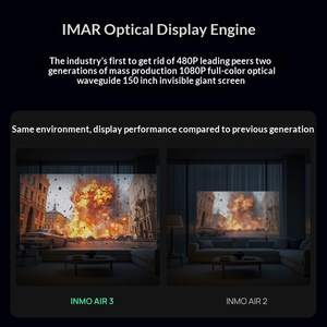 <span class=keywords><strong>Gafas</strong></span> AR Inteligentes, Binoculares a Todo Color, Pantalla <span class=keywords><strong>de</strong></span> Guía <span class=keywords><strong>de</strong></span> Ondas 1080P, Frecuencia <span class=keywords><strong>de</strong></span> Actualización <span class=keywords><strong>de</strong></span> 120Hz, Seguimiento 3DoF, <span class=keywords><strong>Gafas</strong></span> con Cámara - Product Image 4