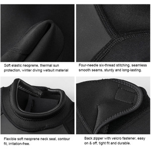 <span class=keywords><strong>Traje</strong></span> de Neopreno Corto Personalizado para Hombre, 2mm 3/2mm, con Cremallera Trasera, Térmico, para Buceo, Natación, <span class=keywords><strong>Traje</strong></span> de Buceo de una Pieza - Product Image 3