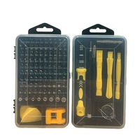 Vente chaude 115-en-1 Ensemble complet d'outils à main pour la réparation de téléphones portables Utilisation de bricolage avec boîte de personnalisation OEM et emballage de boîtier