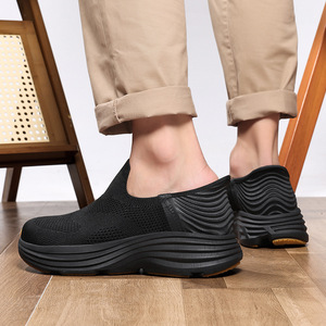 Zapatos Deportivos Negros de Malla Transpirable con Punta Redonda, Suela de Goma, Entresuela de EVA, para Todas las Temporadas, Venta al Por Mayor - Product Image 4