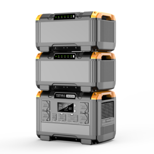 Centrale électrique portable Lifepo4 batteries de centrale électrique mobile solaire <span class=keywords><strong>domestique</strong></span> centrale électrique portable 2400w avec panneau solaire - Product Image 1