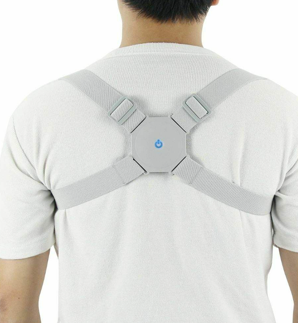 Electric Upper Back Posture Corrector Breathable Portable with Vibration Reminder for Protection