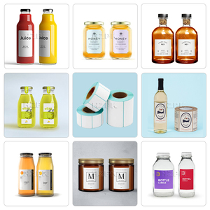 HZPK ARLM-200A Labeling Machine Automatic Round Plastic Bottle Glass <b>Jar</b> Transparent <b>Label</b> Adhesive Sticker Labeling Machine - Product Image 2