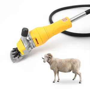 Желтые электрические мягкие ножницы для стрижки овец