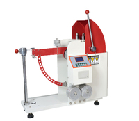 Machine d'essai de résistance à la perforation du carton avec écran LCD, force de serrage réglable, couvercle de protection de sécurité, instrument de test de perforation