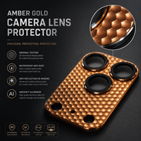 Protecteur d'objectif d'appareil photo en verre trempé 9H avec anti-traces de doigts et anti-rayures pour 17/18 Pro/Pro Max (épaisseur 0,4 mm)