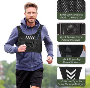 Muestra Gratis, Bolsa Táctica Cruzada de Gran Tamaño para Hombre, Bolsa de Pecho EDC Molle, Mochila para Camping, Senderismo, Deporte, Bolsa de Hombro - Product Image 6