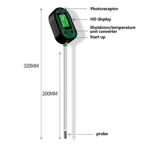 5 in 1 katlanır dijital toprak dedektörü nem güneş ışığı nem sıcaklık asitliği metre <span class=keywords><strong>PH</strong></span> arka ışık ile - Product Image 5