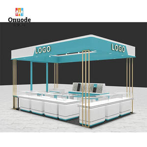 Diseño de Quiosco de Joyería Moderno, Ecológico y Reciclable, Vitrina de Vidrio con Iluminación LED para Centro Comercial o Puesto de Venta Minorista - Product Image 1