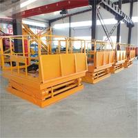 Élévateur à ciseaux hydraulique fixe personnalisé pour entrepôt de fret d'usine Table de plate-forme élévatrice électrique verticale de marchandises