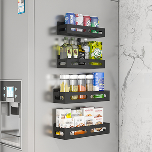Giá để gia vị từ tính cho tủ lạnh, giá để đồ từ tính chắc chắn, tiết kiệm không gian, kệ để đồ bên tủ lạnh - Product Image 1