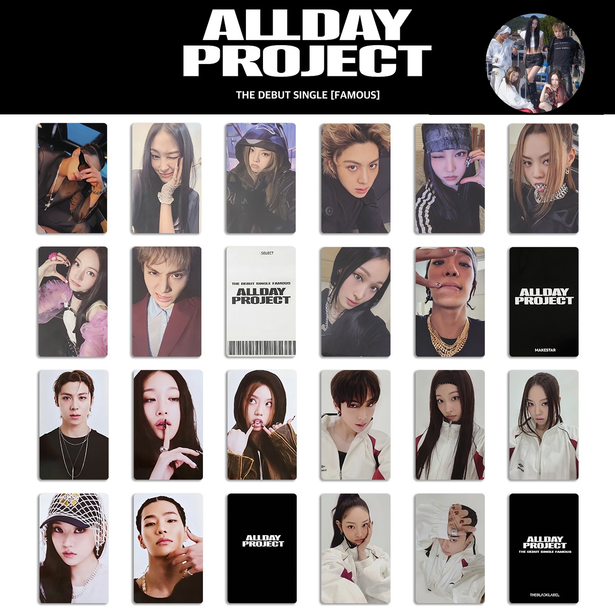 Kpop ALLDAY PROJECT Album Card - Famous Debut Annie Tarzan