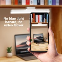 Lampe de bureau LED rechargeable par USB, télécommande, 3 modes de couleur, lampe magnétique réglable en ABS, lumière protectrice pour les yeux avec batterie
