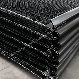 Maille de tamis vibrant linéaire carrée en acier au manganèse 77B pour utilisation en carrière - Product Image 3
