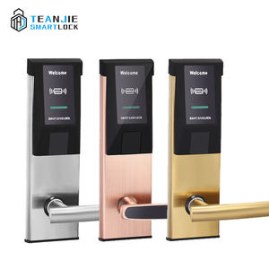 ระบบล็อคประตูโรงแรมอัจฉริยะแบบอิเล็กทรอนิกส์ ทำจากสแตนเลส พร้อมระบบปลดล็อคด้วยการ์ด/กุญแจแบบกลไก สำหรับประตูไม้<span class=keywords><strong>หนา</strong></span> >35 มม. - Product Image 4