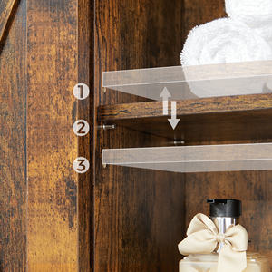 <span class=keywords><strong>VASAGLE</strong></span>-organizador <span class=keywords><strong>de</strong></span> baño para ahorro <span class=keywords><strong>de</strong></span> espacio, <span class=keywords><strong>armario</strong></span> <span class=keywords><strong>de</strong></span> <span class=keywords><strong>almacenamiento</strong></span> <span class=keywords><strong>de</strong></span> inodoro con estantes ajustables - Product Image 5