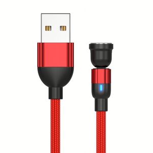 1M Cell Phone 3 in 1 Magnetic USB Cable Braided Charging Magnetic Cable High Quality 3 in 1 Fast <b>Charger</b> Cable Line - Product Image 5