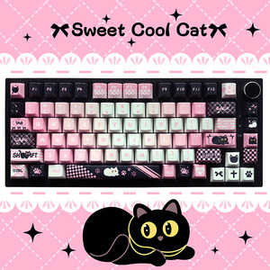 คีย์บอร์ด PBT หลายแบบ sumi/norse/mictlan/jinx 129คีย์เลย์เอาต์สีย้อม-ซับเชอร์รี่โปรไฟล์ keycaps สำหรับ MX สวิตช์คีย์บอร์ดกลไก - Product Image 2