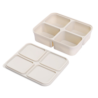 Nouveau conteneur de stockage de nourriture pour bébé à libération facile bacs à glaçons empilables pour congélateur plateau de congélateur de nourriture pour bébé en Silicone avec couvercle