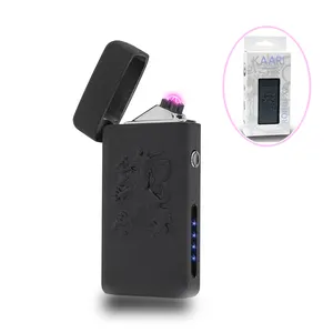 Ücretsiz kargo elektrikli sigara çakmak USB-C özel LOGO aslan bilgelik ve güç benzersiz hediye 430mAh elektrikli çakmak