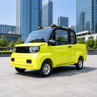 Camionnette électrique à quatre roues à double usage, mini camionnette électrique entièrement fermée, nouvelle énergie, véhicule électrique, camionnette de livraison à quatre roues