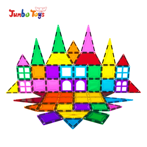Briques magnétiques pas chères, ABS 3+, ensemble de tuiles magnétiques pour enfants, blocs de construction magnétiques, Playmags, blocs de construction magnétiques - Product Image 2