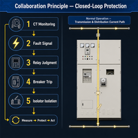 Armoire de commande haute tension à double protection, tension nominale 10-110 kV, courant nominal 630 A, personnalisable pour l'alimentation électrique
