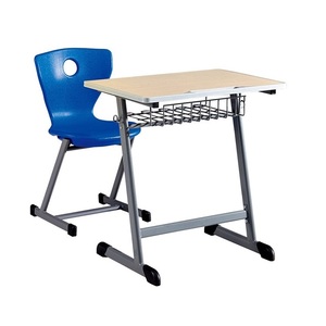 Ensemble de chaise de bureau fixe moderne et écologique en acier, MDF et plastique pour usage commercial et scolaire, couleur personnalisée Aoyasi PT-201 PT-201 Moderne - Product Image 1