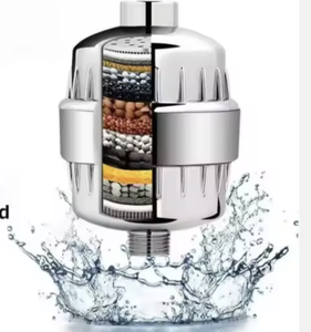 Sistema di Filtrazione per Doccia a 15 Stadi con Costruzione Cromata Durevole, Risparmio Idrico, Trattamento Acqua Dura, Filtro Sostitutivo per Soffione Doccia - Product Image 1