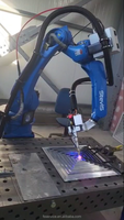 Robot de soudage laser à fibre industriel automatique 2000W Inovance, garantie 2 ans, état neuf, pour la fabrication de portes métalliques au Brésil
