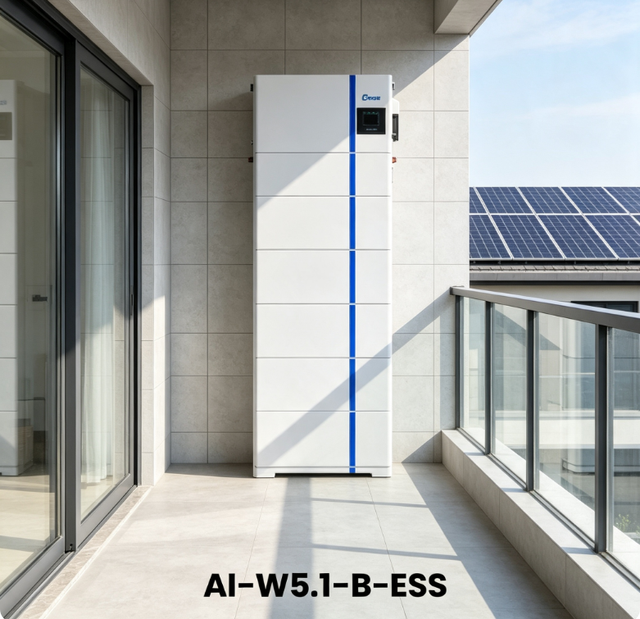 For ESS AI-W5.1-5/6/8/10/12P3-EU-B-ESS Home All for Stackable 10Kwh 15Kwh 20Kwh Rechargeable Solid State LiFePO4 Battery Pack