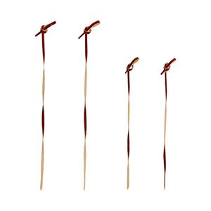 Fournitures hôtelières, pics à cocktail en <span class=keywords><strong>bambou</strong></span> jetables à extrémité bouclée, 4,72 pouces, 3 couleurs au choix - Product Image 6