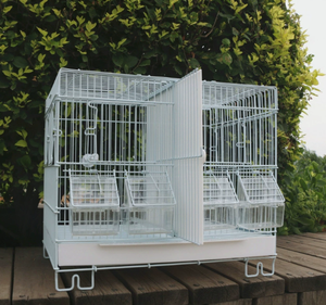 Большая клетка для разведения попугаев, многоярусная, разборная, передвижная - Product Image 3