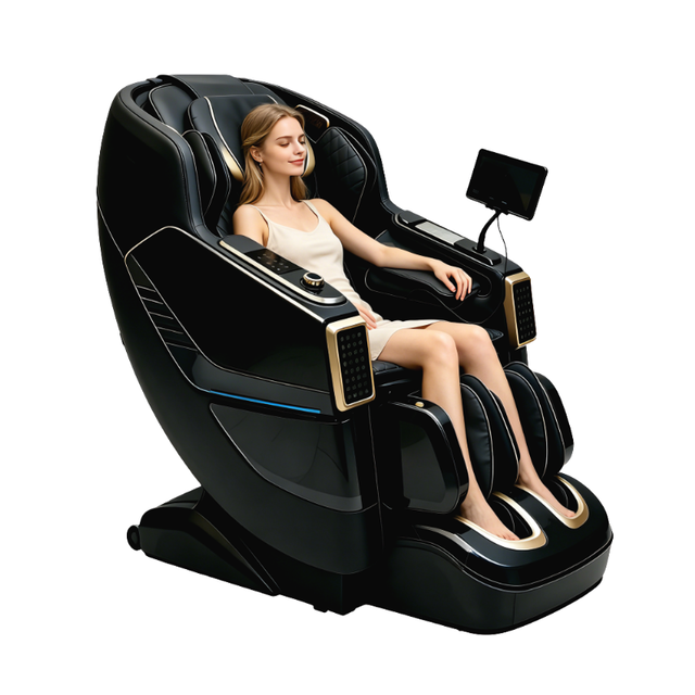Zhipin Modern Design 3D Dual Core Foldable Massage Chair with Foot Roller Luxury Zero Gravity Recliner Full Body Home Gift