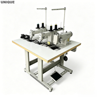 Machine à coudre industrielle UNIQUE UN-872JF pour la fabrication de mèches de cheveux, machine professionnelle à grande vitesse pour la confection de perruques